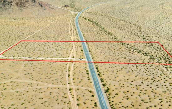 8.06 acres Desert Retreat with Direct highway Access on Lucerne Valley